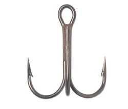 VMC 9649 Round Bend Treble Hook Bronze