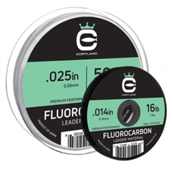 Cortland Fluorocarbon Clear Leader Material