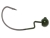 VMC Finesse Rugby Head Jig Head - Green Pumpkin