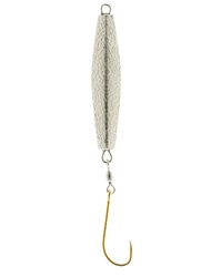 Chrome Hammered Diamond Jig 5.5 oz.- OE Fishing Tackle