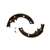 93-215 : Forklift BRAKE SHOE SET (2 SHOES)