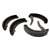 BRAKE SHOE SET 4 SHOES FOR CLARK : 2800017