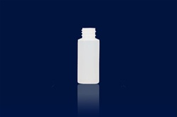 Bottles, Jars and Tubes: 1 oz 20/410 Tall natural HDPE Cylinder rounds