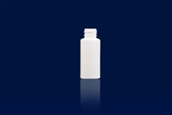 Bottles, Jars and Tubes: 1 oz 20/410 Tall white LDPE Cylinder rounds - Sample