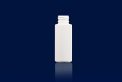 Bottles, Jars and Tubes: 2 oz 24/410 white HDPE Cylinder rounds - Sample