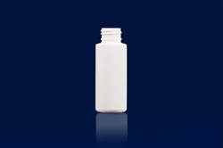 Bottles, Jars and Tubes: 2 oz 24/410 white HDPE Cylinder rounds