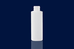 Bottles, Jars and Tubes: 4 oz 24/410 natural HDPE Cylinder rounds - Sample