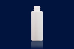 Bottles, Jars and Tubes: 4 oz 24/410 white HDPE Cylinder rounds