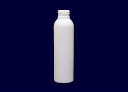 Bottles, Jars and Tubes: 4 oz 24/410 White HDPE Imperial/Plastique Rounds Samples