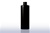 Bottles, Jars and Tubes: 8 oz 24/410 black HDPE Cylinder rounds