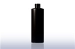 Bottles, Jars and Tubes: 8 oz 24/410 black HDPE Cylinder rounds