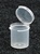 Bottles, Jars and Tubes:  121350 - 0.52 oz. 1Â¼-inch Lacons&reg; clarified natural  laboratory and medical grade polypropylene; small round hinged-lid containers.