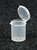 Bottles, Jars and Tubes:  121500 - 0.58 oz. 1Â¼-inch Lacons&reg; clarified natural  laboratory and medical grade polypropylene; small round hinged-lid containers.