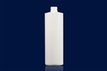Bottles, Jars and Tubes: 12 oz 24/410 white HDPE Cylinder rounds - Sample