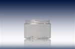 Bottles Jars and Tubes: 12 oz 89-400 clear PET wide mouth blow molded jars