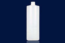 Bottles, Jars and Tubes: 16 oz 28/410 natural HDPE Cylinder rounds - Sample