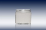 Bottles Jars and Tubes: 16 oz 89-400 clear PET wide mouth blow molded jars