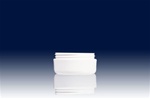 Bottles, Jars and Tubes: 2 oz 70mm white round base double wall jars - Sample