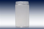 Bottles Jars and Tubes: 32 oz 89-400 clear PET wide mouth blow molded jars