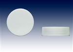 33-400 white ribbed with FS1-13 liner, screw caps-plastic bottle closure samples - Product Code: 33-400-BC-WR-FS113-Sample