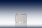 6 oz / 188 ml 70-400 clear polyethylene terephthalate (PET) Wide Mouth Jars- Sample - Product Code: 6J70PET-C-Sample