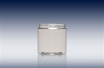 Bottles Jars and Tubes: 8 oz 70-400 clear PET wide mouth blow molded jars