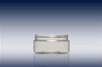 8 oz / 250 ml 89-400 clear polyethylene terephthalate (PET) Wide Mouth Jars- Sample - Product Code: 8J89PET-C-Sample