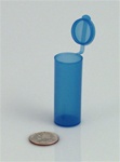 Bottles, Jars and Tubes: Polyvials EP2400-BAS ESD Hinged-Lid Lab Vials - 20.21ml