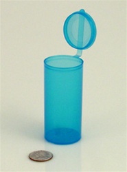 Bottles, Jars and Tubes: Polyvials EP2510-BAS ESD Hinged-Lid Lab Vials - 95.87ml