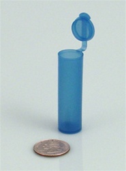 Bottles, Jars and Tubes: Polyvials EP290-BAS ESD Hinged-Lid Lab Vials - 9.5ml