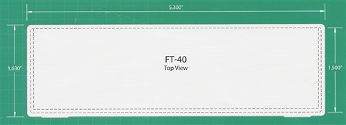 Flex-A-Top FT40 Hinged Lid Plastic Boxes