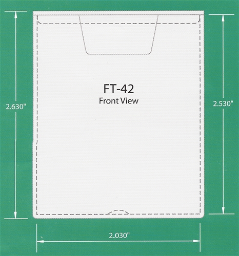 Flex-A-Top FT-42 vertical hinged-lid plastic boxes, medical grade