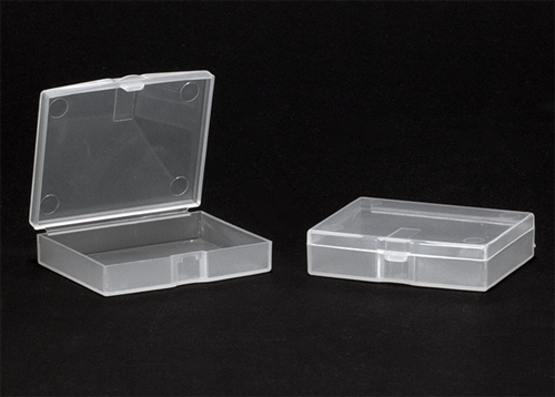 Flex-A-Top SB23195 horizontal hinged-lid plastic boxes, medical grade  polypropylene; autoclavable in the presence of aqueous solutions and food  packaging safe - FDA compliant