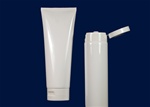 BJT Squeeze Tube Packaging on Demand White 8 oz MDPE Tube with Flip Top Cap