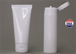 Bottles Jars and Tubes: Tubes on Demand White 3 oz LDPE Tube with Aluminum seals and Flip Top Cap