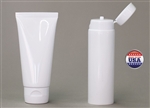 Bottles Jars and Tubes: Tubes on Demand White 2 oz. LDPE Tube with Flip Top Cap - Sample