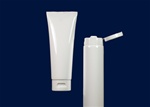 Bottles Jars and Tubes : Tubes on Demand White 4 oz. MDPE Tube with Aluminum seals and Flip Top Cap - Sample