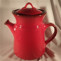 Coffee Pot & Lid #400 Metlox Flamenco Red