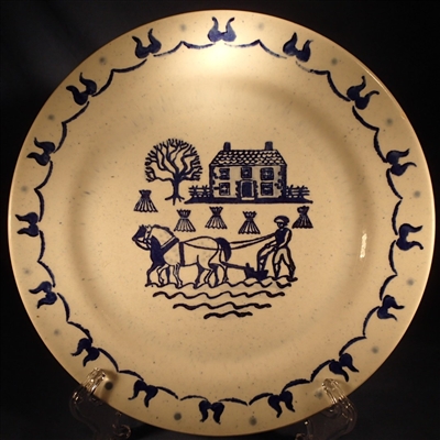 Luncheon Plate Metlox Provincial Blue