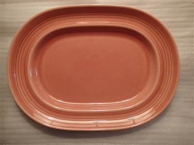 Medium Oval Platter-Metlox Colorstax Apricot