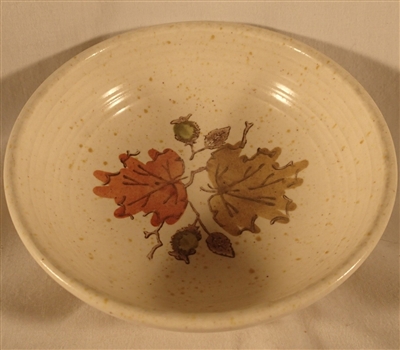 Fruit Bowl #210 Metlox Poppytrail Woodland Gold