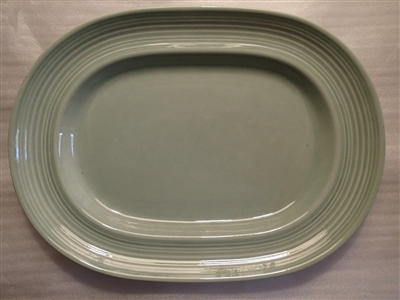 Medium Oval Platter-Metlox Colorstax Jade
