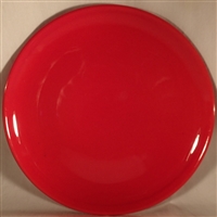 Dinner Plate #3706r Red Metlox Mardi Gras