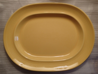 Large Oval Platter-Metlox Colorstax Yellow