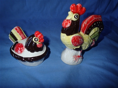 Metlox Red Rooster Salt Shaker (Hen on Nest Only)