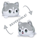 Husky Reversible Happy and Angry Plush
