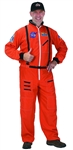 Adult Orange Astronaut Suit Large