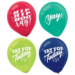 Signs of the Times Printed Latex Balloons