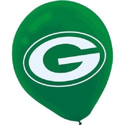 Green Bay Packers Latex Balloons