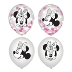Minnie Mouse Forever  Latex Confetti Balloons